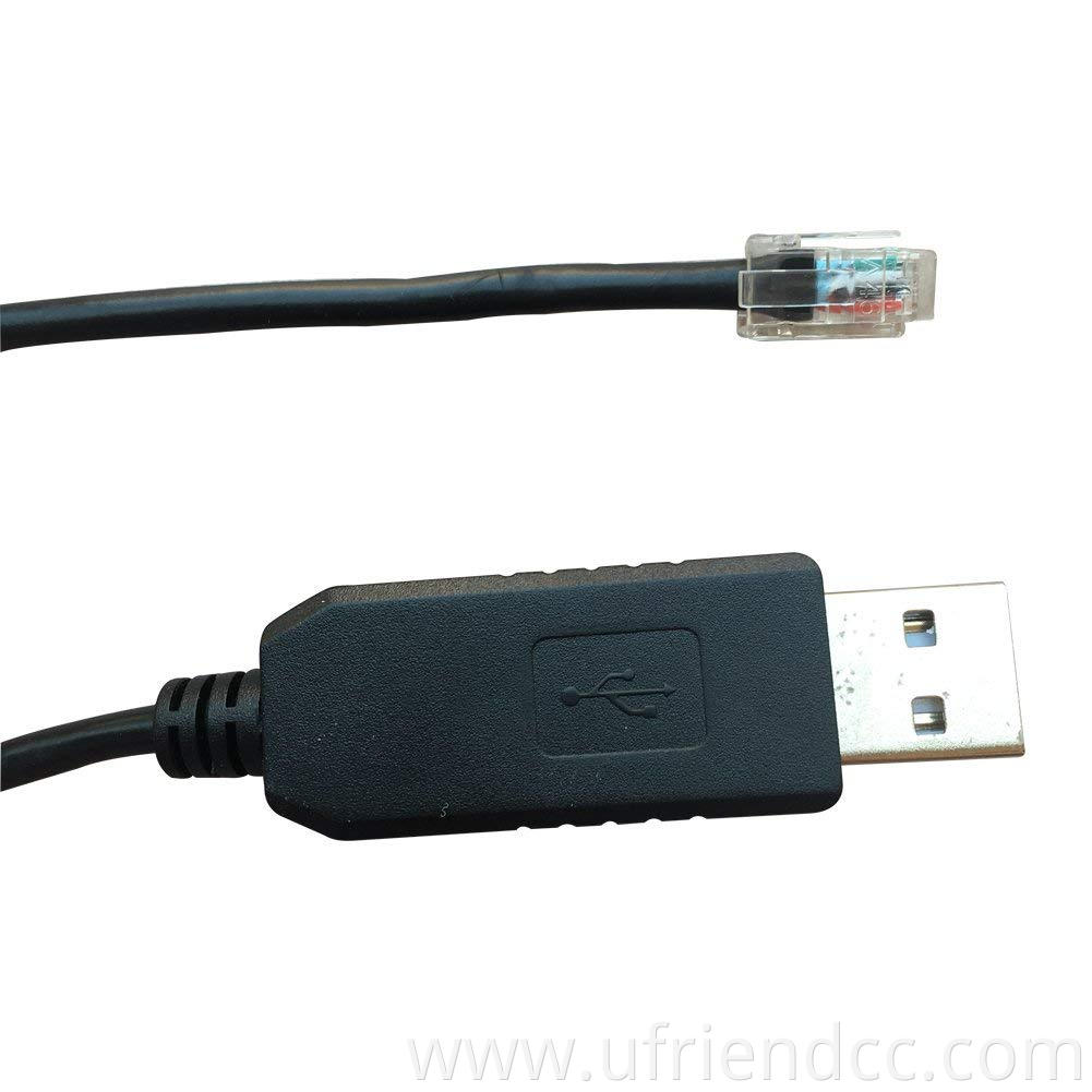 ft232 uart ttl convertidor USB 2.0 RS232 USB to rj11 cable adapter with FTDI chip TTL level ROUND cable for PC and POS terminal